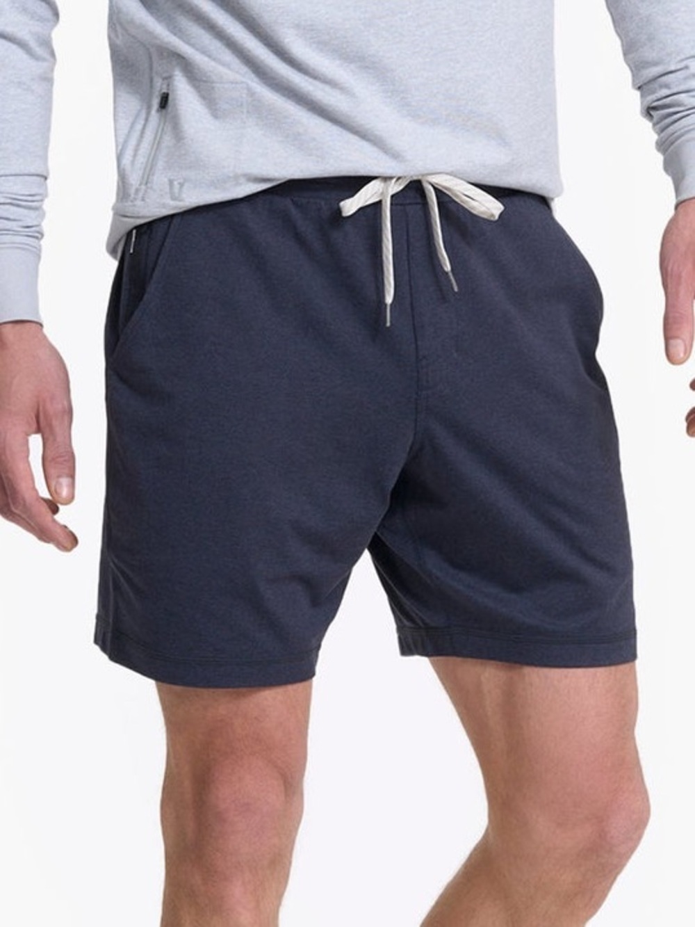Vuori Men’s Ponto Performance Shorts 7” in Midnight Heather Blue S